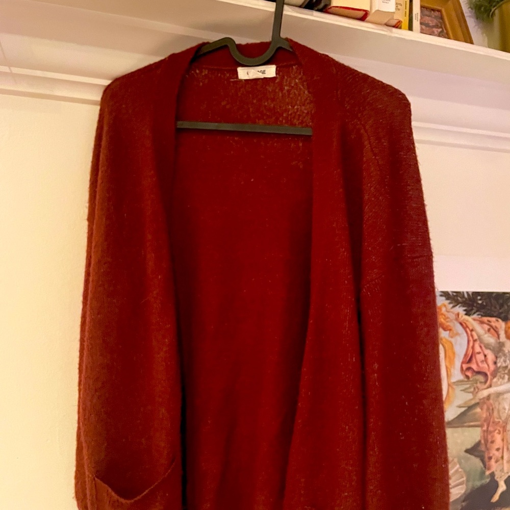 Garage maroon cardigan